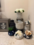 Hand-Felted Eclipse Floor Vases