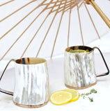 Ankole Cow Horn Beer Mugs / Tumbler Light