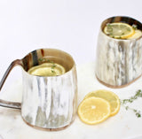 Ankole Cow Horn Beer Mugs / Tumbler Light