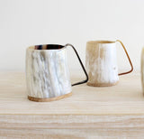 Ankole Cow Horn Beer Mugs / Tumbler Light