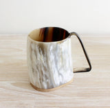 Ankole Cow Horn Beer Mugs / Tumbler Light