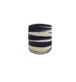 Kiondo Floor Sisal Storage Basket | Melange  Navy Blue Cloud