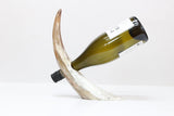 ANKOLE COW HORN  WINE BOTTLE HOLDER - LIGHT