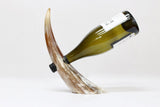 ANKOLE COW HORN  WINE BOTTLE HOLDER - LIGHT