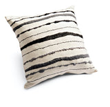 Modern Boho Wool Throw Pillow Cushion Covers - Chunky Stripped