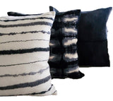 Modern Boho Wool Throw Pillow Cushion Covers - Chunky Stripped