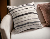 Modern Boho Wool Throw Pillow Cushion Covers - Chunky Stripped
