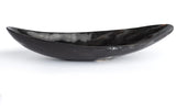 Elongated Horn Oval Decorative Tray -Dark