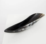 Elongated Horn Oval Decorative Tray -Dark