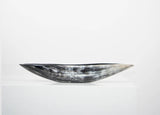 Elongated Horn Oval Decorative Tray -Dark