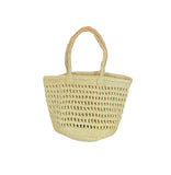 White Mashimo Basket Mifuko Kiondo Kenya Bag