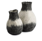 Tribal Line Gourd - Ivory & Black