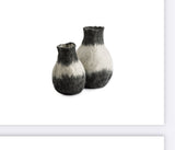 Tribal Line Gourd - Ivory & Black