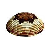 African Basket Rwanda  Woven Basket- Earth tone