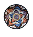 Rwanda African Orange & Blue bowl