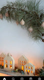 Traditional Carved Wooden Christmas Ornaments Decorations or Festive Décor -Natural
