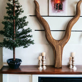 Kudu Head  Animal Head Wall Decor| Handmade Farmhouse Decor - Dark Brown