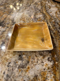 Square Ankole Cow Horn Decorative Tray