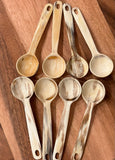 Ankole Cow Horn Coffee or Ice Cream Scoops With A Hanging Hole -Set of 2