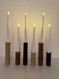 Spiral Pine Candlestick Holder | Wooden Candle Holders