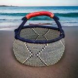 African Basket | Bolga Ghana Basket - Diamond