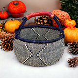 African Basket | Bolga Ghana Basket - Diamond