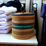 Ghana Earth Tone Laundry basket Hamper Basket Home Decor Basket