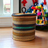 Ghana Earth Tone Laundry basket Hamper Basket Home Decor Basket