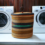 Ghana Earth Tone Laundry basket Hamper Basket Home Decor Basket