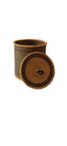 Ghana Black & Tan Laundry basket Hamper Basket Home Decor Basket -Coiled