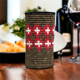 Gray & Red Vase / Planter