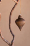 Traditional Carved Wooden Christmas Ornaments Decorations or Festive - English Oak