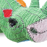 Mini Colourful Beaded Rhino Head