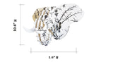 Mini Elephant with Camel Thorn print