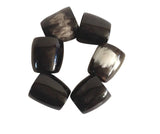Ankole Cow Horn Napkin Rings (Set of 4)