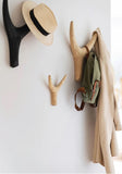 Nguni Head  Animal Head Wall Decor| Handmade Farmhouse Decor - Natural Clear Iroko