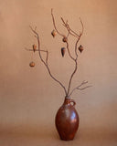 Traditional Carved Wooden Christmas Ornaments Decorations or Festive - English Oak