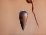 Traditional Carved Wooden Christmas Ornaments Decorations or Festive - English Oak