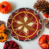 Rwanda African Burgundy Red Pepper bowl