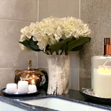 ANKOLE COW HORN VASE OR PLANTER  - LIGHT