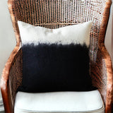 Modern Boho Wool Throw Pillow Cushion Covers - Eclipse