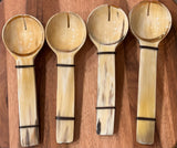 ANKOLE COW HORN SALAD OR SERVING SPOON SET OF 2