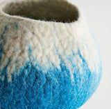 Ghana Basket Ukhumba Bowl - Eclipse Sunbird Blue