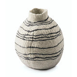 Tribal Line Gourd - Ivory and Black