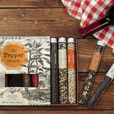 The Pepper Trade Gourmet Peppercorn Blend Collection, 8 Pack Gift Set | Sampler Spice Gift Set, Use in Grinders