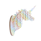 Unicorn Sculpture in Recycled Paperboard