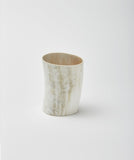 ANKOLE COW HORN VASE OR PLANTER  - LIGHT