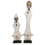 White and Gold Dotted Namji Doll