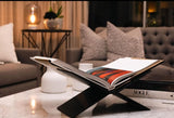 Metal Bookstand for display books, Desk Portable Document Holder, Cook Book, Music Book, Reading Rest