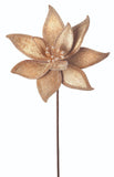 24” JEWELED EDGE REGAL POINSETTIA STEM